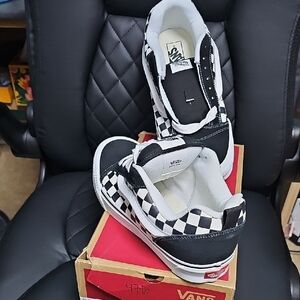 Vans Classic Black and White Checkered Shoes